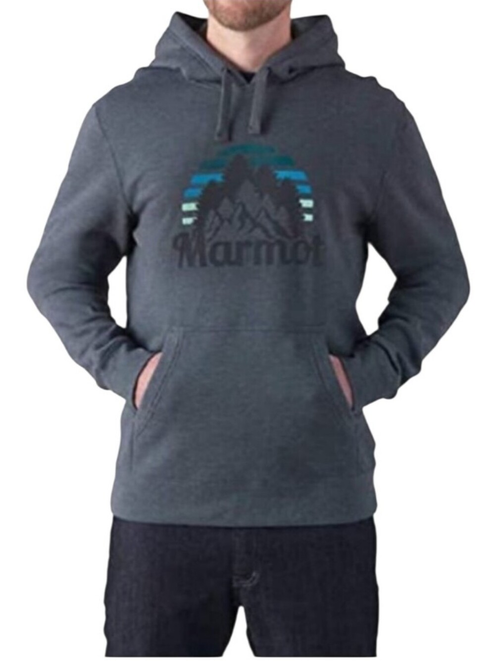 Marmot Men's Mountain Hoodie Gray Size Small
